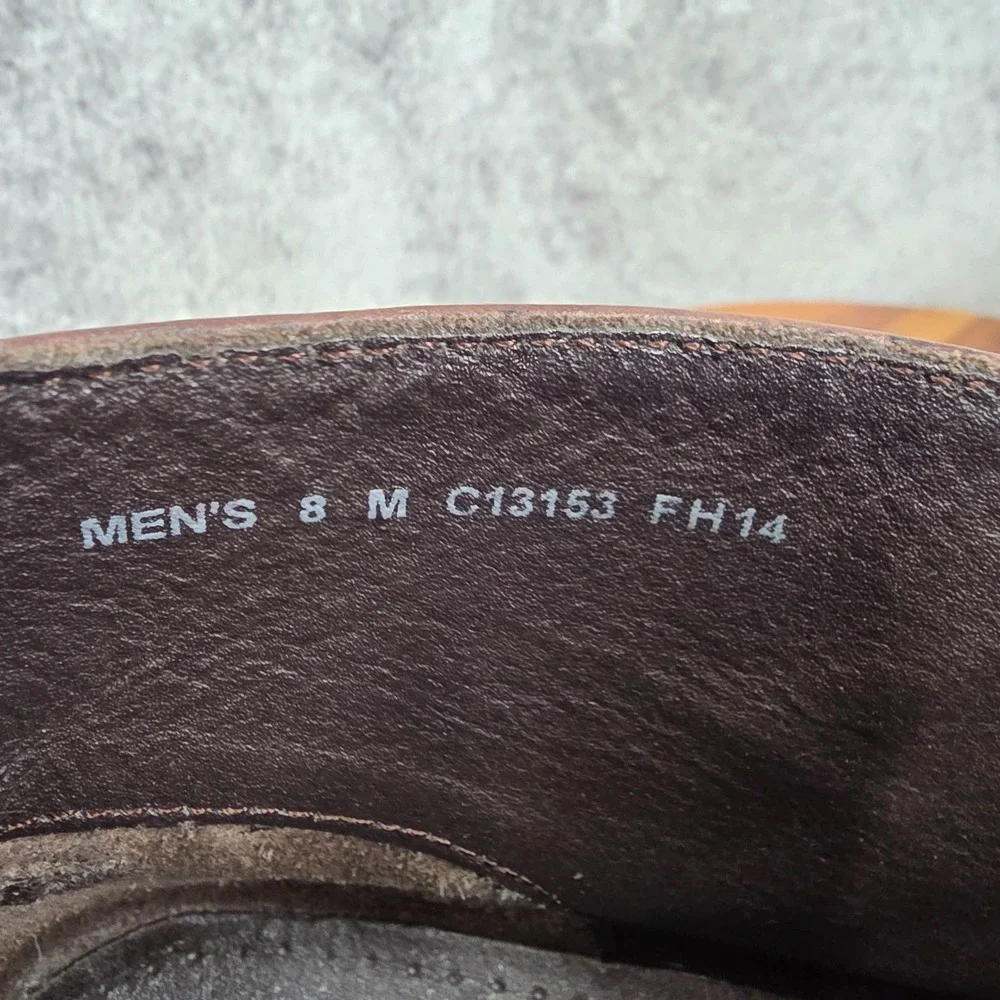 Cole Haan Chukka Boots Mens 8‎ M M Copley Brown Leather Lace Up Ankle C13153